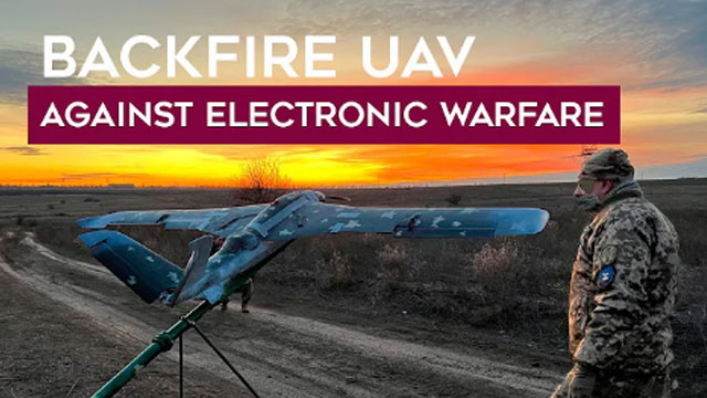 Ukraine's Backfire UAV - Against Russian Electronic Warfare